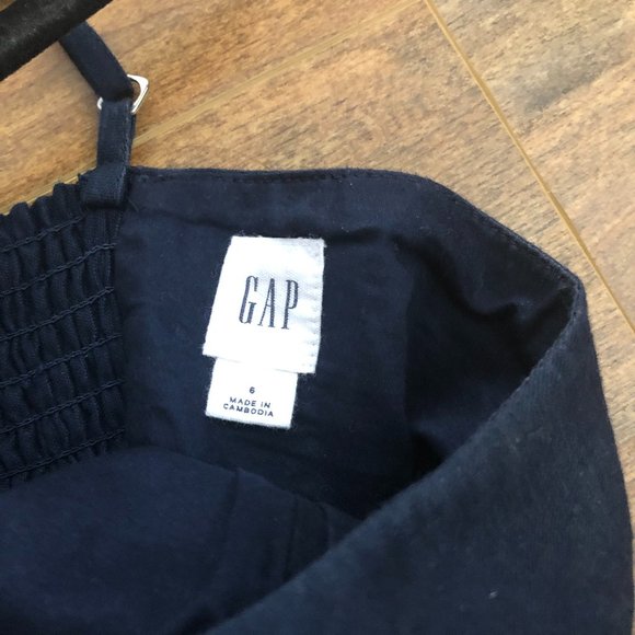 GAP Fit and Flare Cami Belted Linen-Cotton Dress - Picture 10 of 16